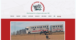 Desktop Screenshot of jonssonhorsetransport.com